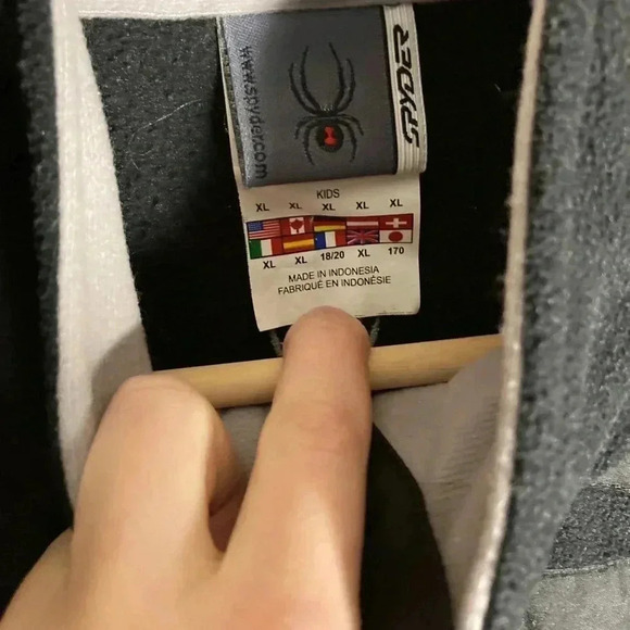 Spyder  black fleece jacket - Picture 5 of 5